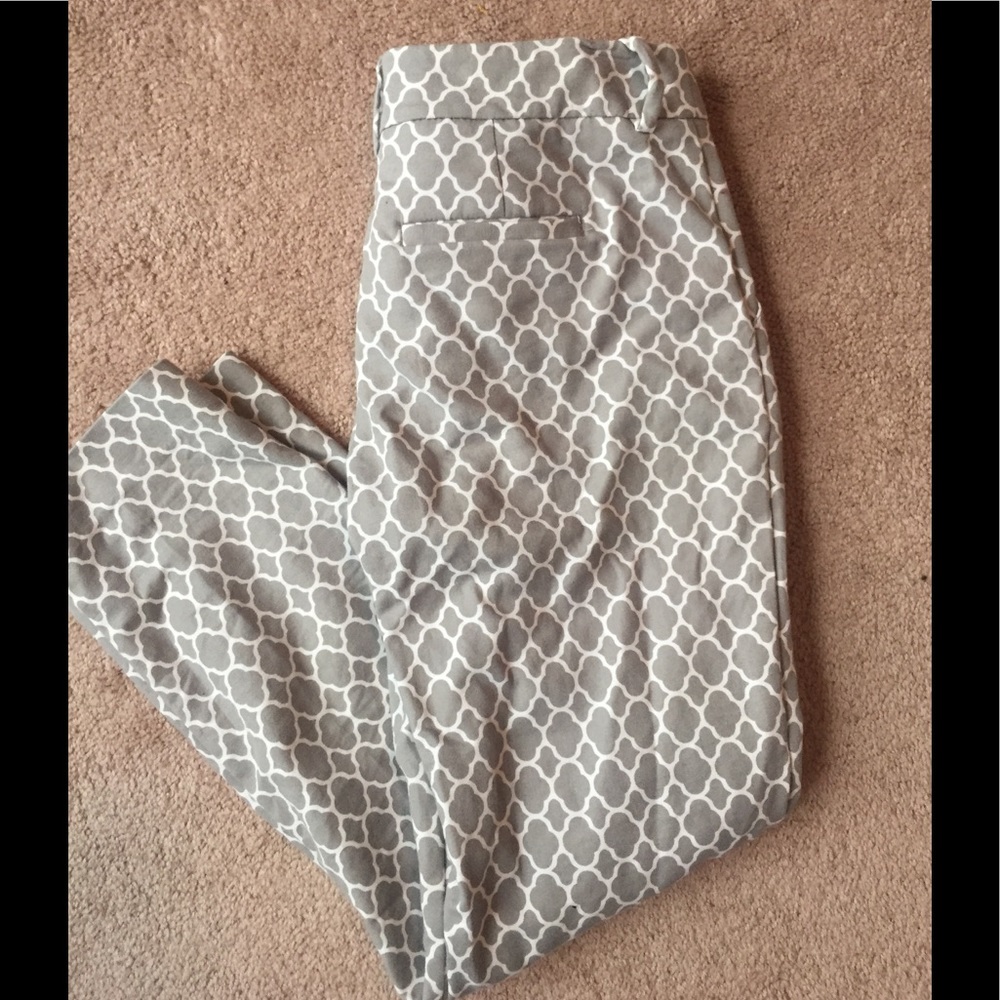 Patterned Ankle/Crop Pants